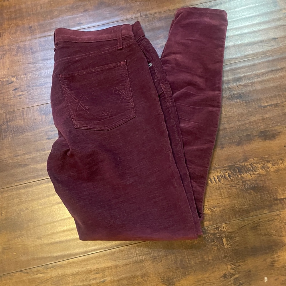 McGuire Jeans in crushed wine Velvet